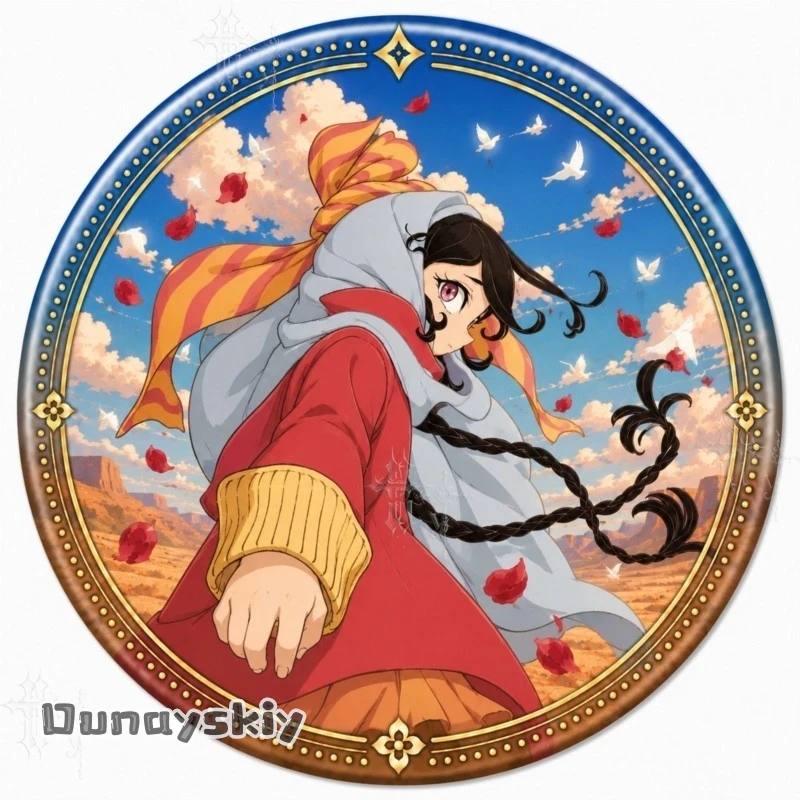 Jaadugar: A Witch In Mongolia 58mm Bright Film Character Badge Witch Under Dome Anime Collectible Brooch Pin Convention Shooting