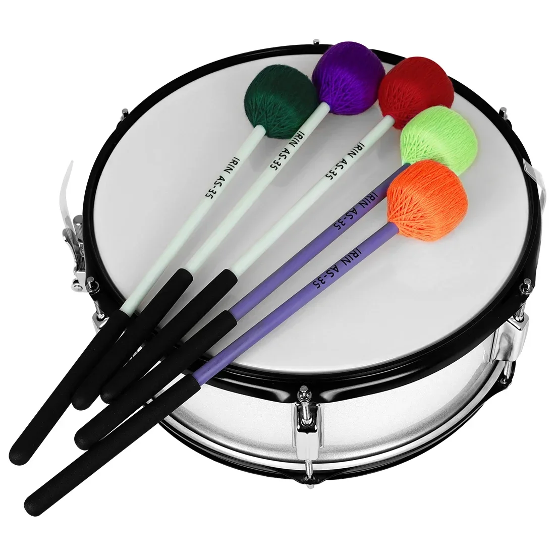 IRIN AS-35 ماريمبا أفخاذ كبيرة جدًا مطارق باس سلكية مطرقة ماريمبا عصي طبلة أدوات قرع ملحق #3