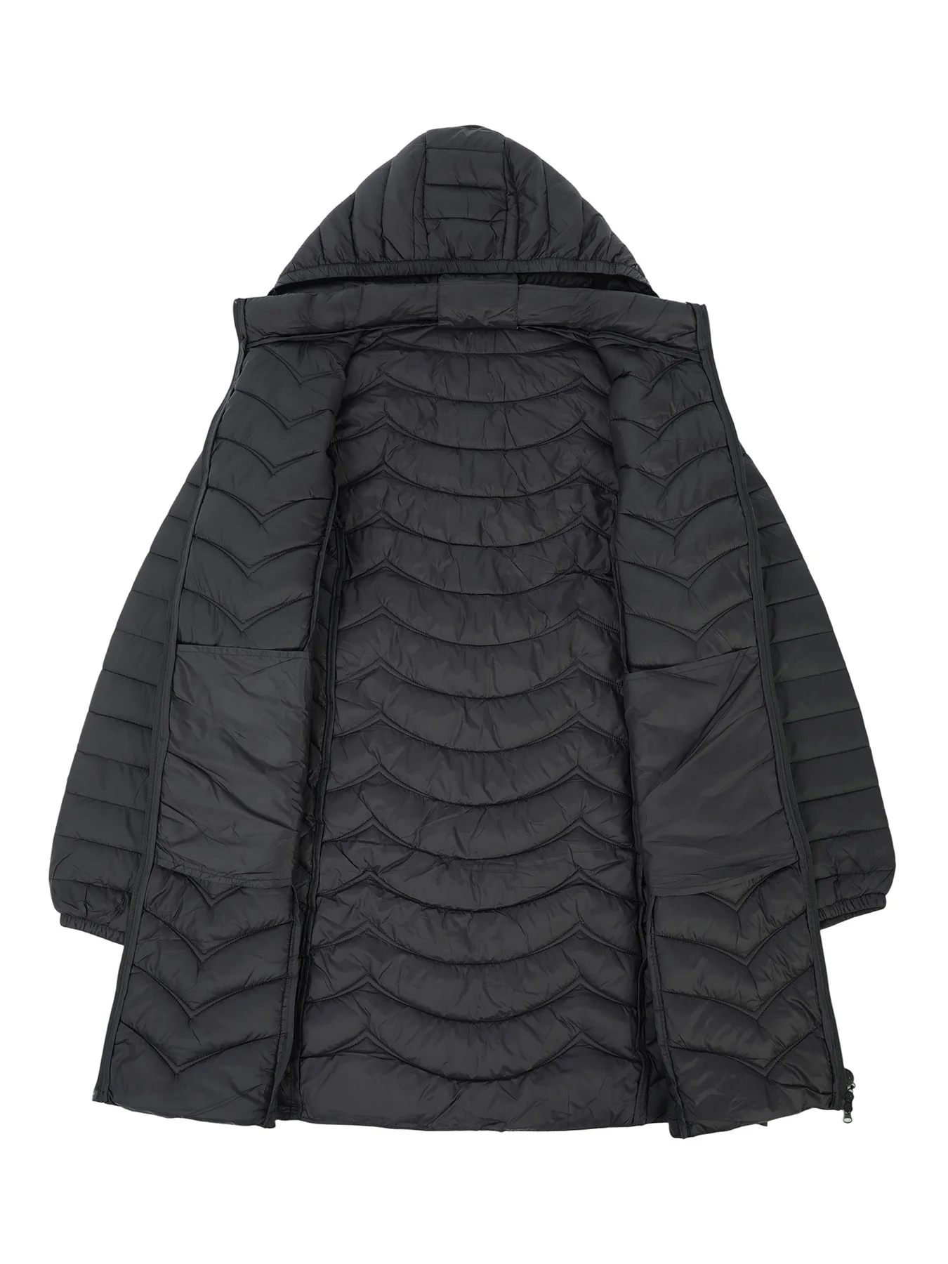 Winter Women's Cotton-Padded Jacket Mid-Length Commuting Detachable Cap down Bag Coat for Women