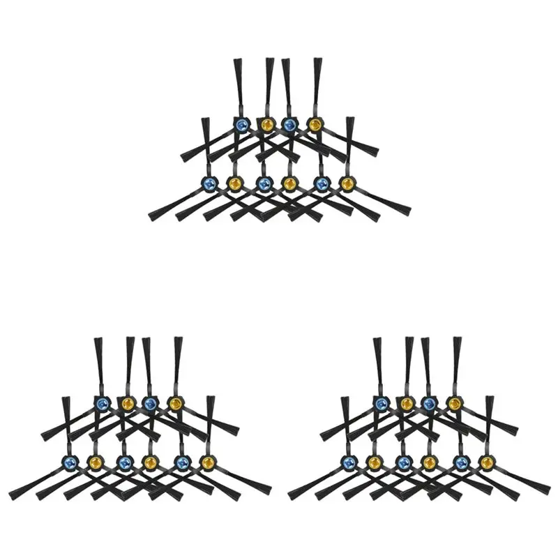 B47B-30Pcs Robot Vacuum Cleaner Side Brush For Ilife V8 V8S X750 A7 X800 X785 V80 Robotic Vacuum Cleaner Parts Accessories