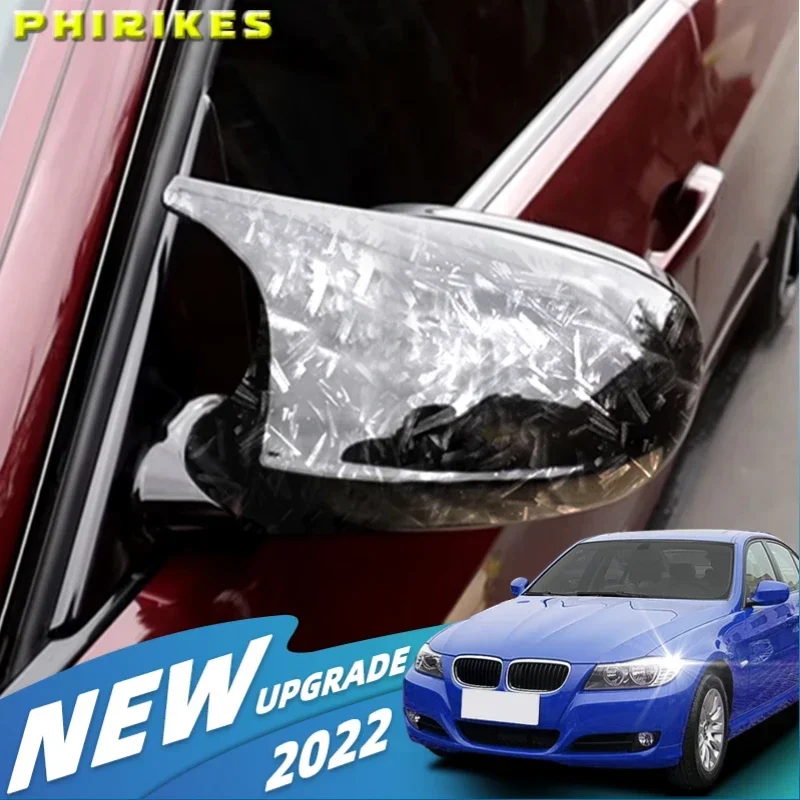 

Rearview Mirror Covers for Bmw E81 E82 E87 2008+,116i 118i 120i E88 E90 E91 2008-2011, 320i 330i 330d Carbon Fiber Gloss Black