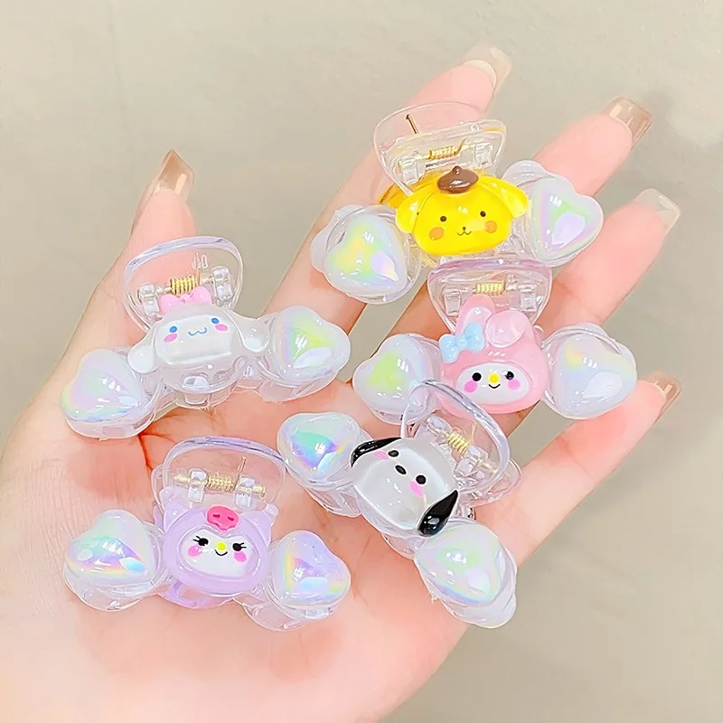 

Sanrio Kuromi Cartoon Hairpins Anime Figures Q Figurals My Melody Pochacco Cinnamoroll Headwears Cute Girl Kawaii Birthday Gifts