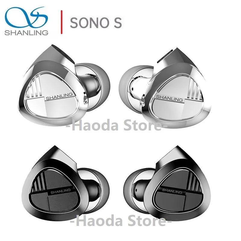 

SHANLING SONO S 2DD+1BA Hybrid Hifi Music Monitor In-Ear Earphone IEM Wired Cable Hi-res Headphone with 0.78 2 Pin Cable