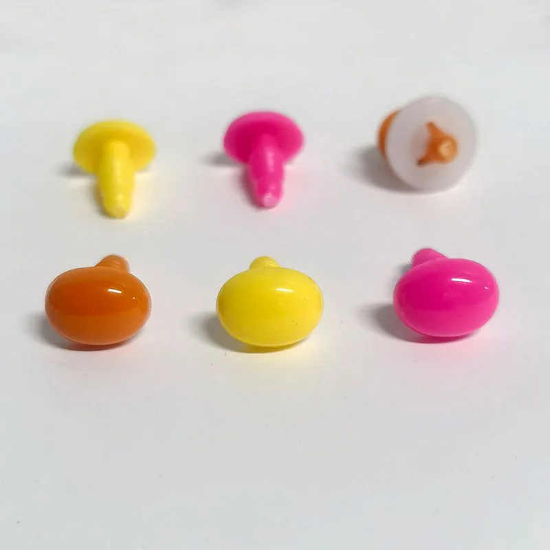 20 pz/lotto 12*9mm Animale di Sicurezza Nasi Ovali di Plastica Per Amigurumi Bambola FAI DA TE Accessori All'uncinetto