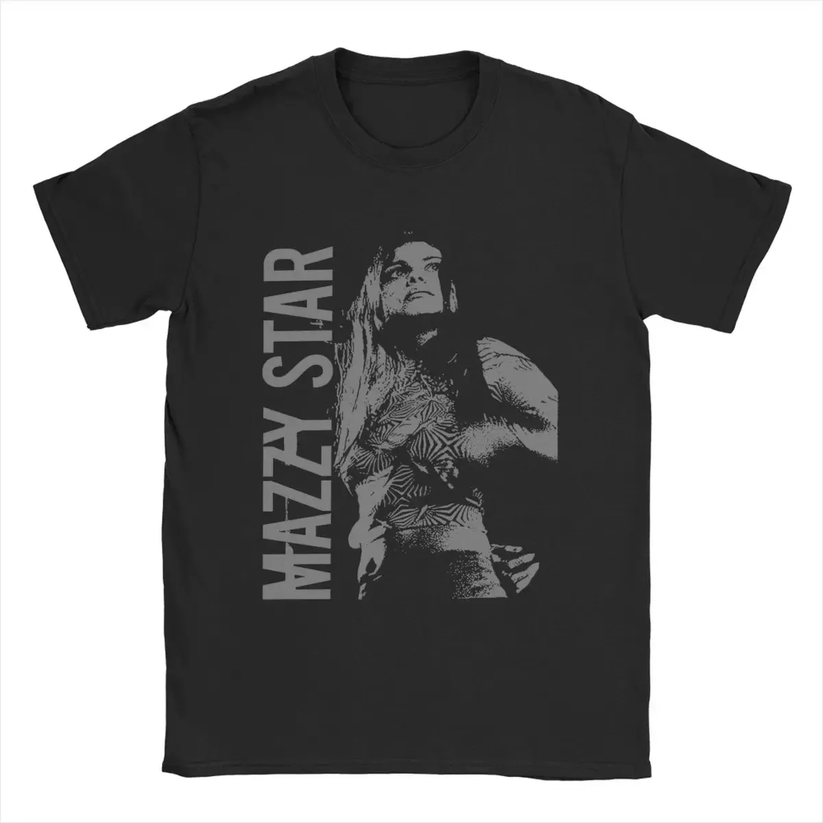 Crazy Mazzy Star T-Shirt for Men O Neck Pure Cotton T Shirts Short Sleeve Tees Gift Idea Clothing