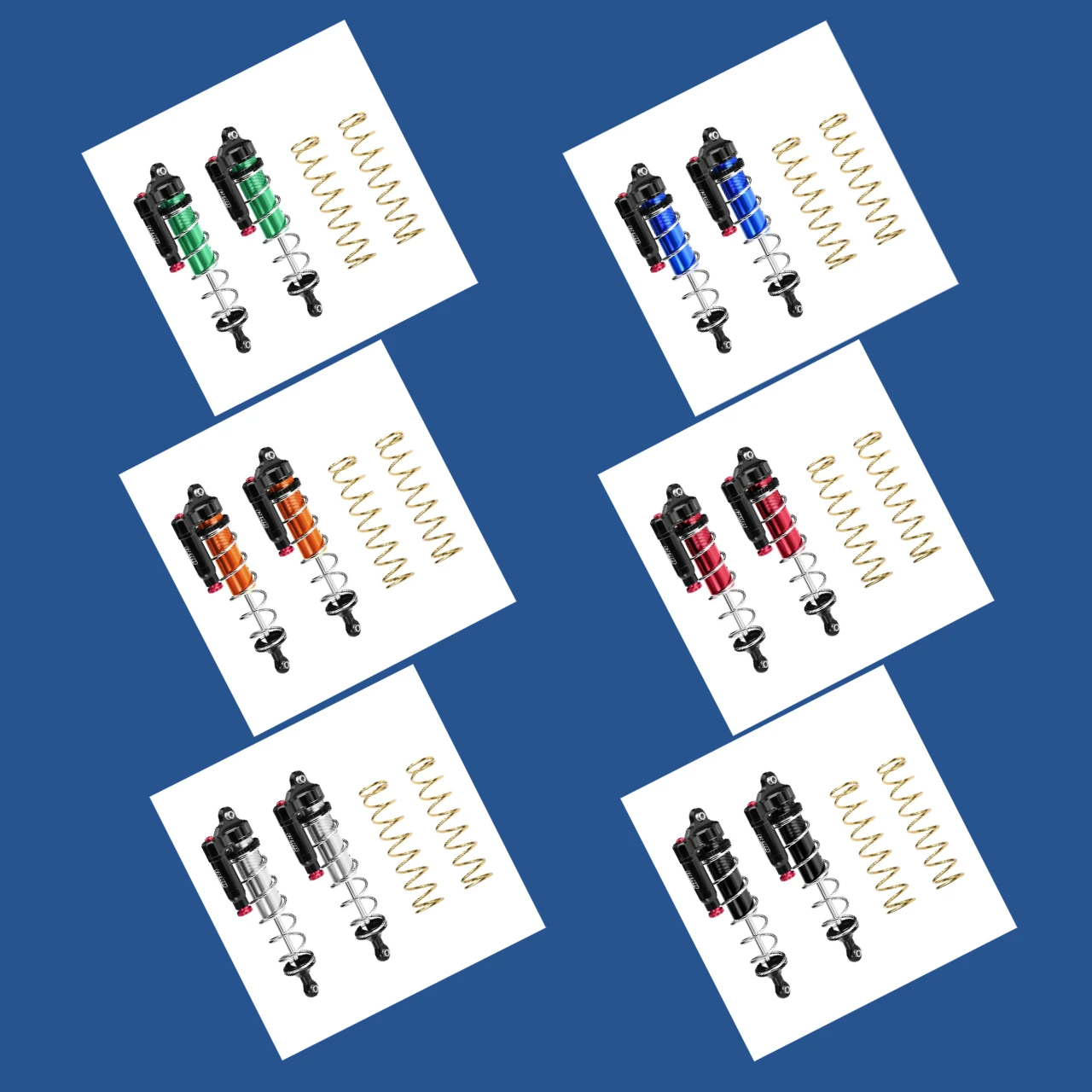 

GPM Aluminum Front L-Shape Piggy Back Adjust Spring Dampers 177mm ARRMA 1/5 Kraton 8S ARA330609