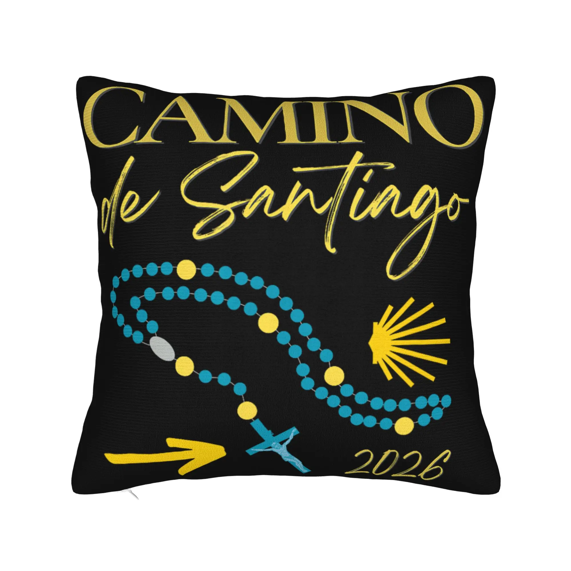 Decorative Pillowcase Camino de Santiago 2026  Merchandise Home  Pillow Case Cover Zippered Multi Size