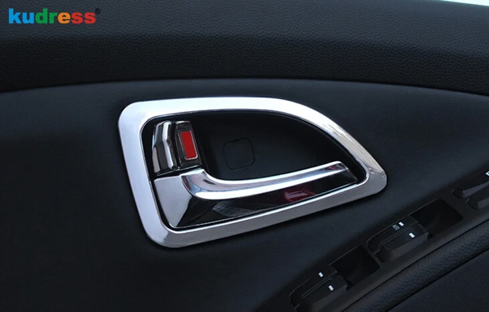 For Hyundai Tucson ix35 2011 2012 2013 2014 2015 Matte Car Inside Inner Door Handle Bowl Cup Cover Trim Interior Accessories