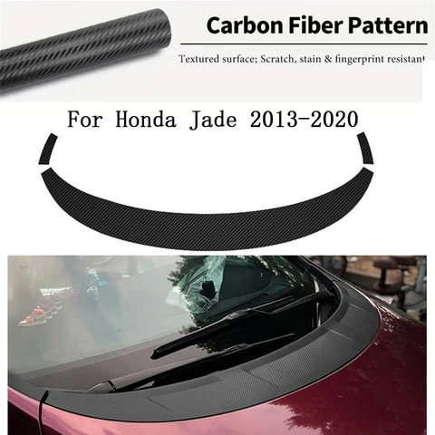 Декоративные наклейки на окна автомобиля 3D черного цвета для HONDA Fit Jazz GK5 2014-2020/Honda Jade, аксессуары для защиты экстерьера автомобиля