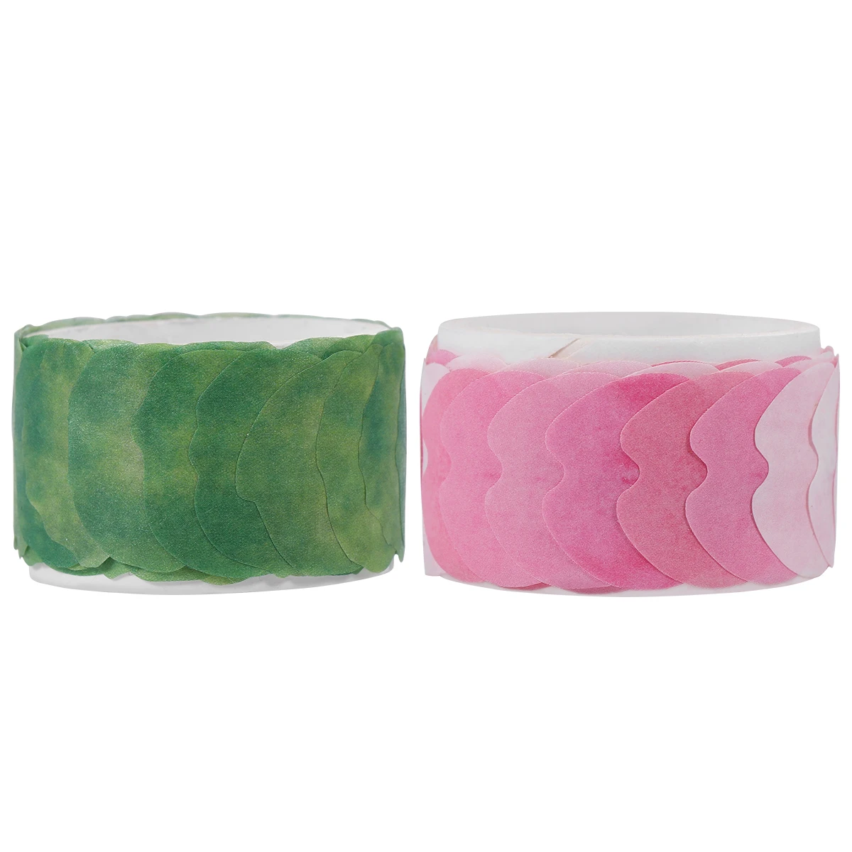 

2pcs Petal Stickers Double Sided Adhesive Tape Bright Color DIY Craft Scrapbook Photo Album Hand Account Diary Sticker Book
