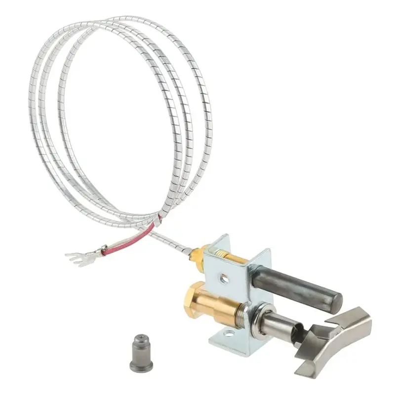 

AB11-Пилотная горелка и термоэлектрический датчик в сборе с 36-дюймовыми алюминиевыми проводами из стекловолокна для каминов, фритюрниц, газовых плит