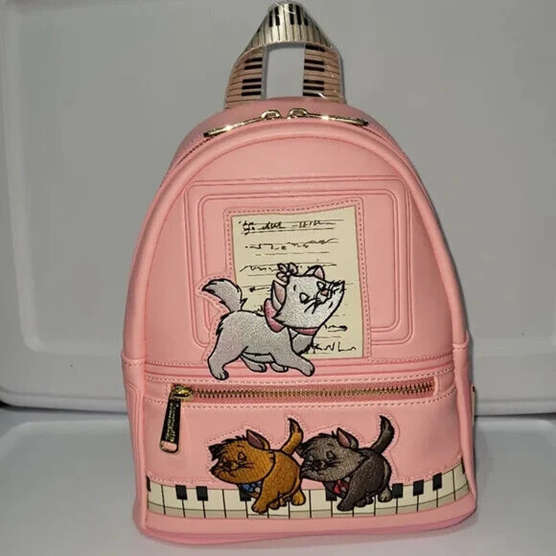 2 teile/satz Klavier Kätzchen Nachahmung Mini Rucksack und Brieftasche Weihnachten Die Marie Katze Cosplay Rucksack Schul Handtasche für Mädchen – Detail 9