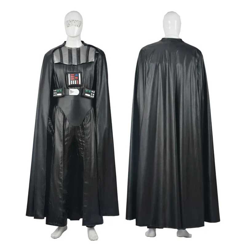 Black Halloween Cosplay Anaking Cosplay Costume Outfit Jedi Jumpsuit Cloak Custom Made Vader Costumes Outfit