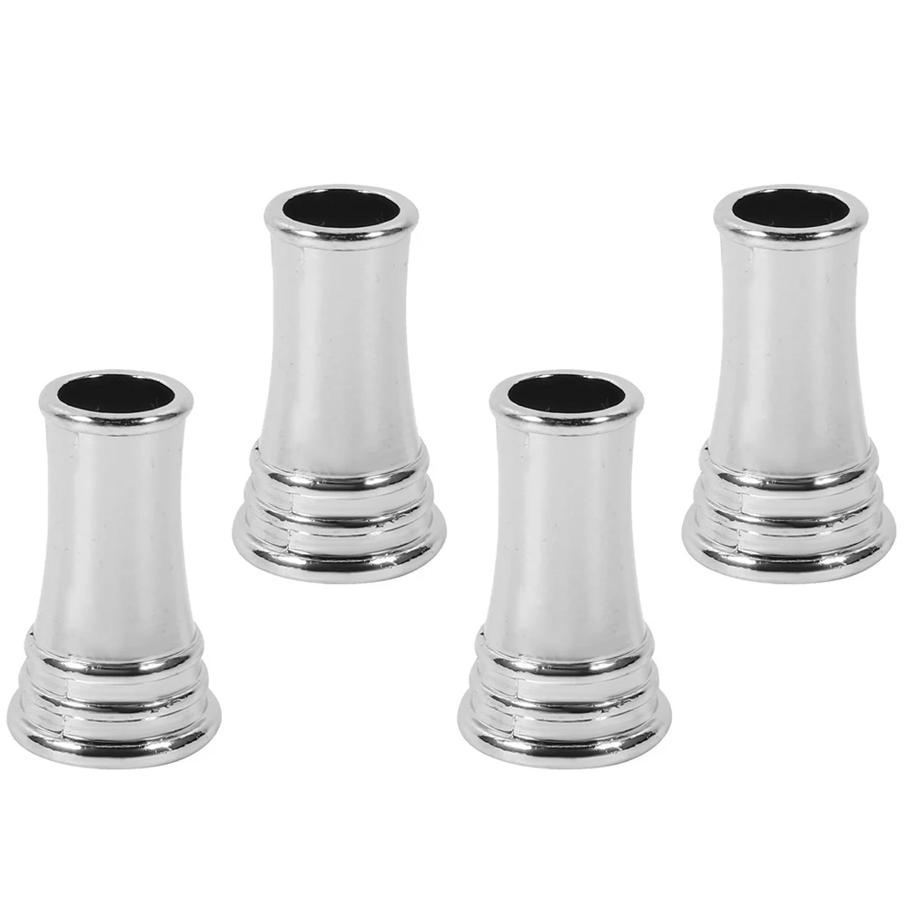 

4pcs Round Copper Holder Single Pen Stand Desktop Storage Rack For Office Students Home Ink Pen Organizer Desk Accessory