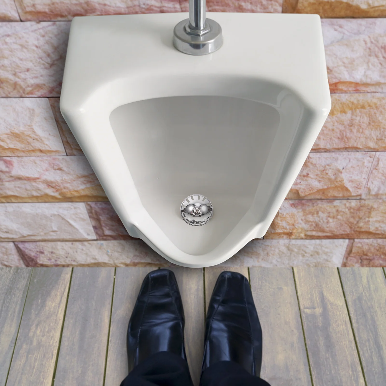 

Stainless Steel Urine Strainer Polished Urinal Drain Stopper Bathroom Accessory Easy Install Remove Clean Filter
