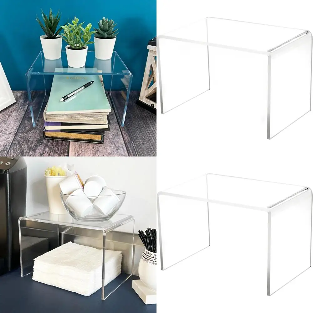 

Acrylic Rectangular Display Stand, 6 High x 9 Wide x 6 Deep (1/4 Thick), 3-Pack