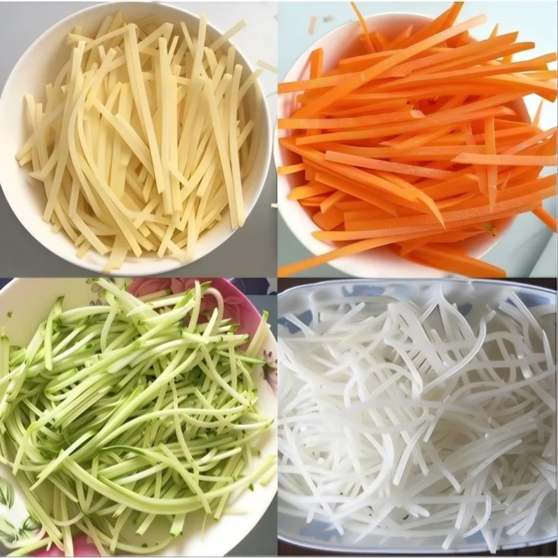 Hotel 220V Potato Slicer & Cutting Food 1 Machine Cassava Restaurant French Commercial Vegetable Processing Plant Cutter
