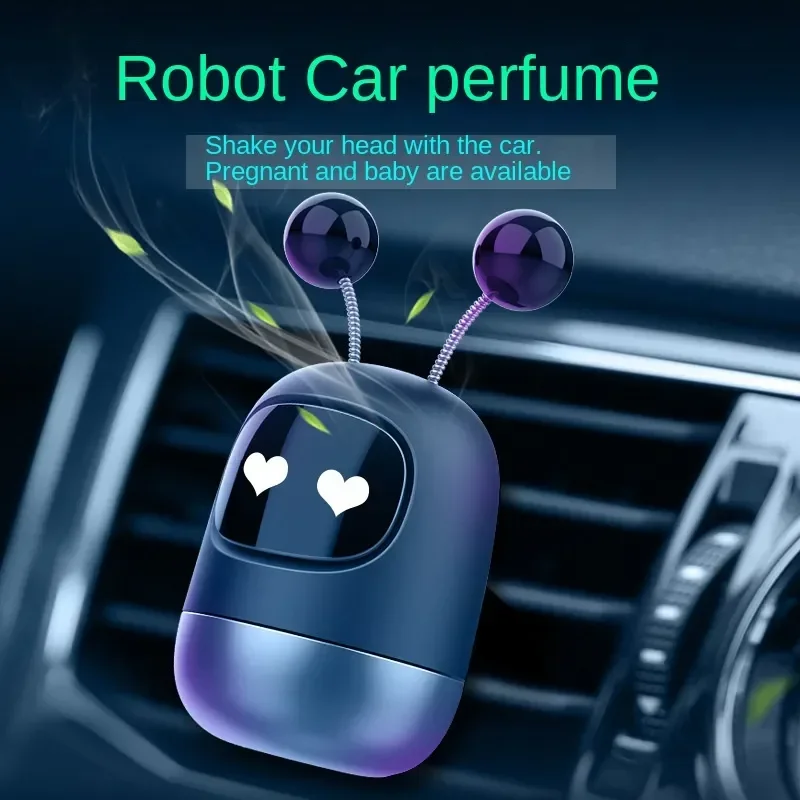 Auto Dekoration Auto Klimaanlage Auslass Roboter Aroma therapeut Parfüm langlebige Duft Clip