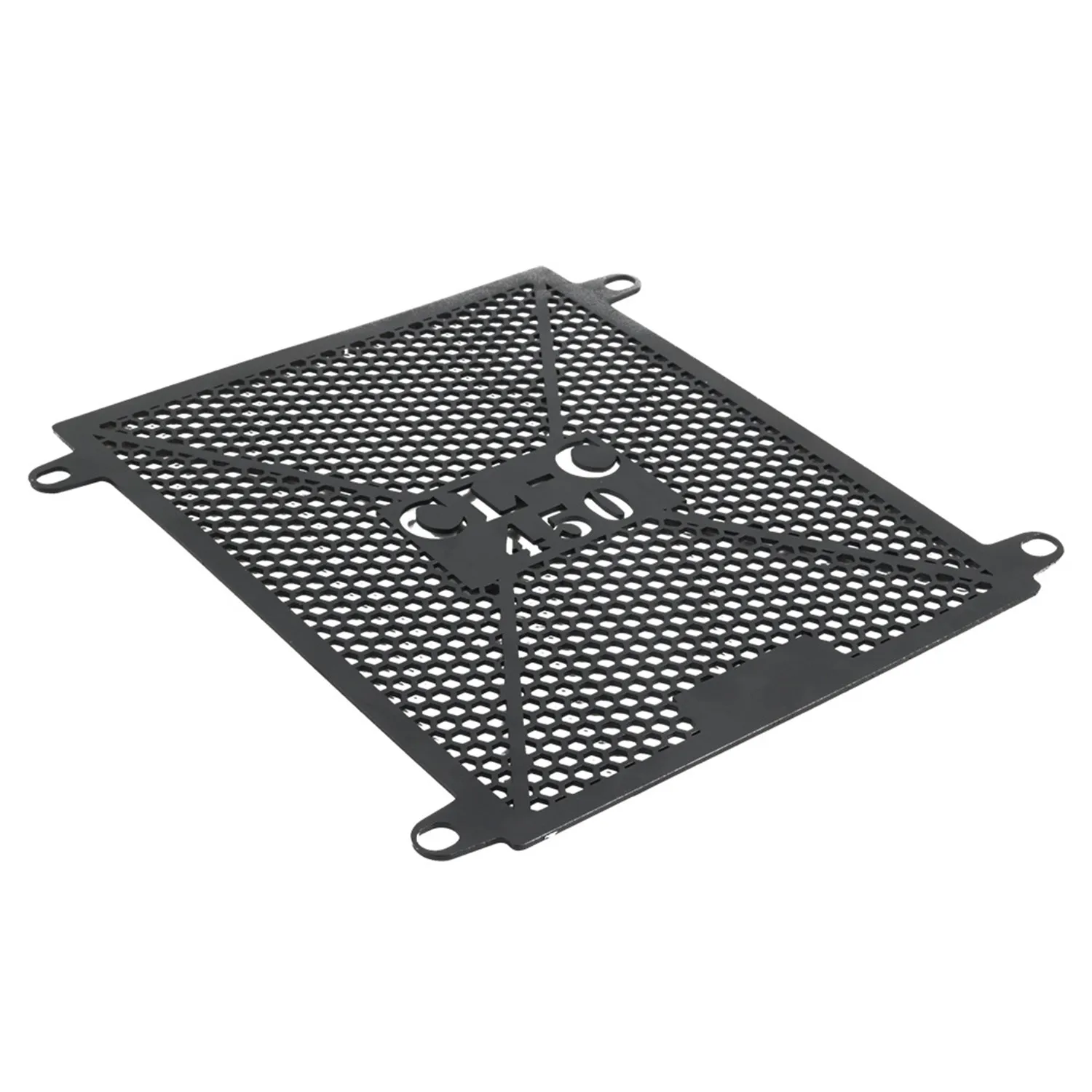 블랙 개조형 워터 탱크 네트 라디에이터 보호 커버 (공룡 디자인) CFMOTO 450CLC 450CL-C 2023-2025 모델용 (사진 참조)