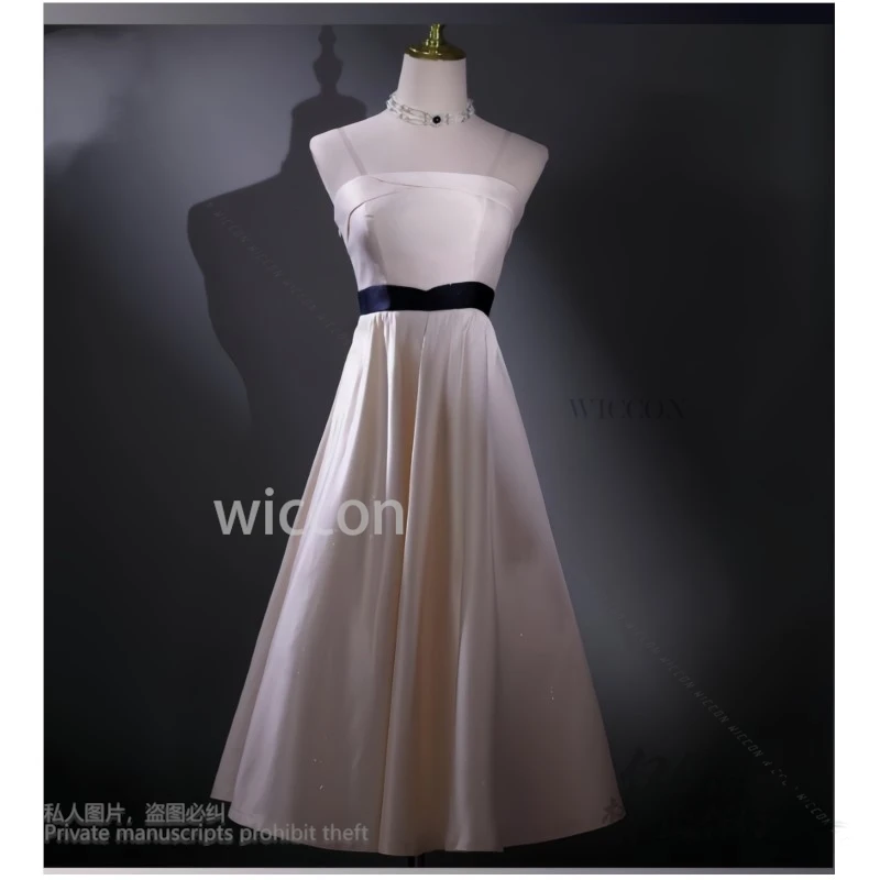 Game Love And Deepspace Heroine Cosplay Costume Party Evening Dress Black White Dance Dress Accessory Woman Wigs Halloween Party