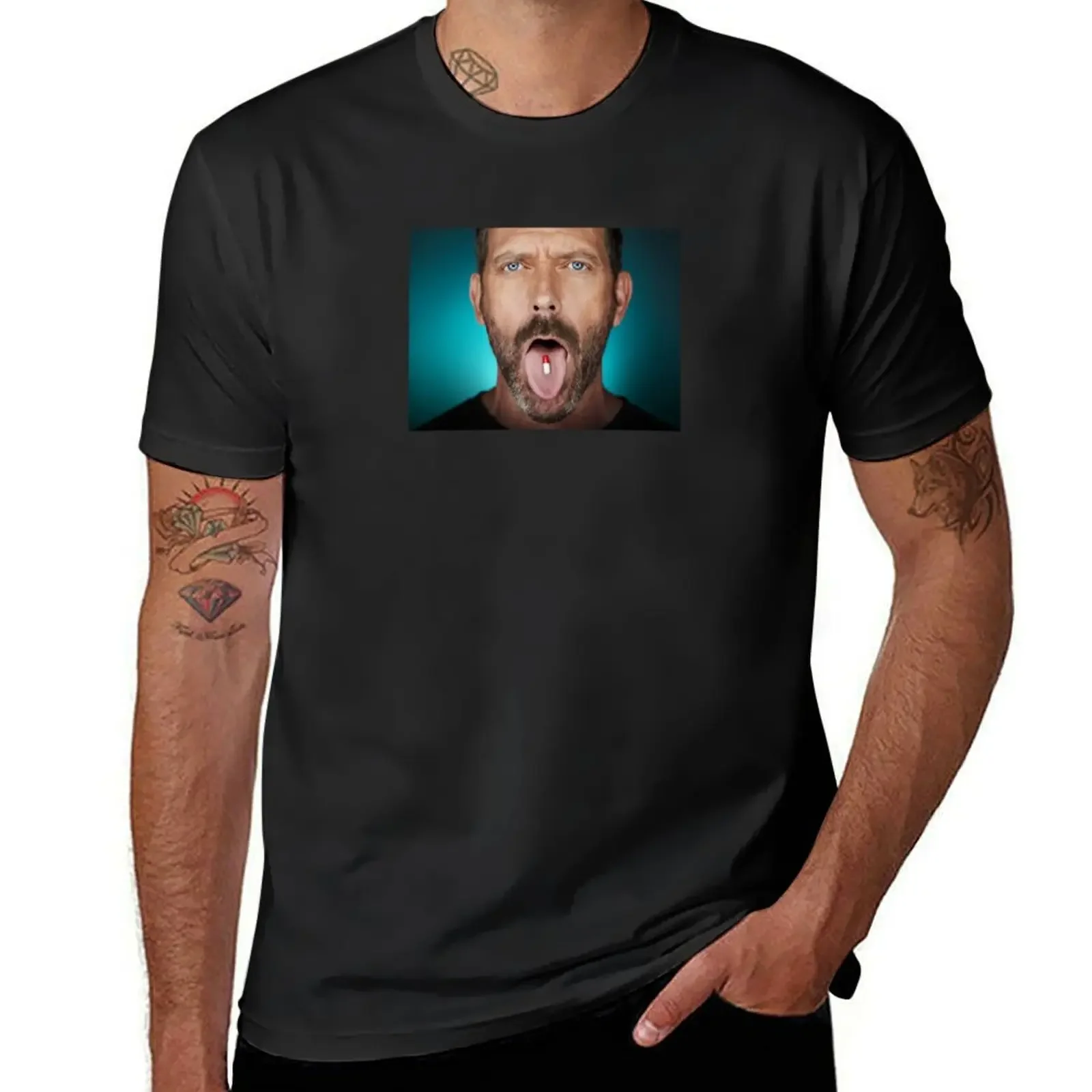 

House, MD T-Shirt rapper graphic tees oversized t shirt Aesthetic clothing Men's clothing