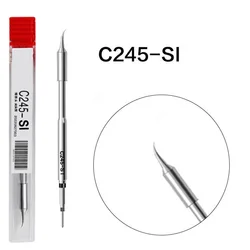 1pcs C245 Soldering Iron Tip Integrated Heating Core K/I/IS For JBC Soldering Station 1400 ℃ 75 Watts Welding Machines Parts