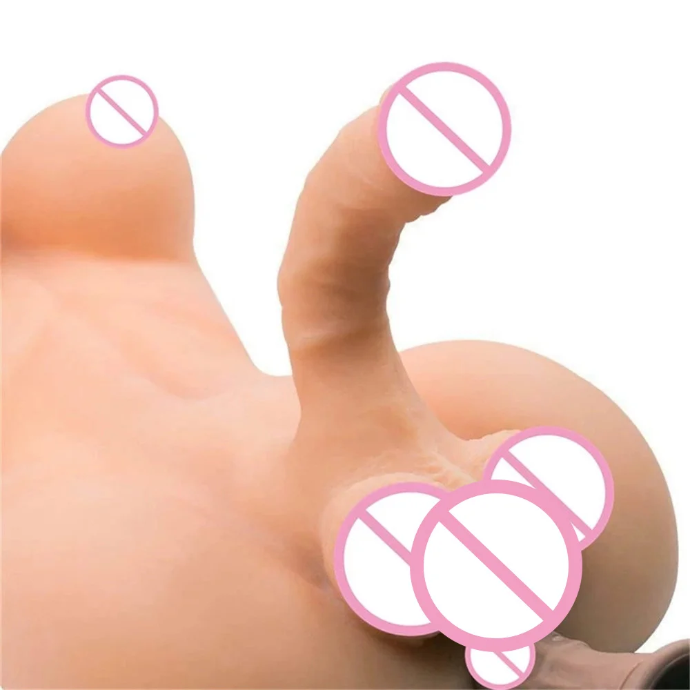 Big Breast Silicone Shemale Sex Toys Doll for Women 18+ Adults Lesbian Gay Dildo Penis Cock Pussy Male Mtuburator Intimate Goods