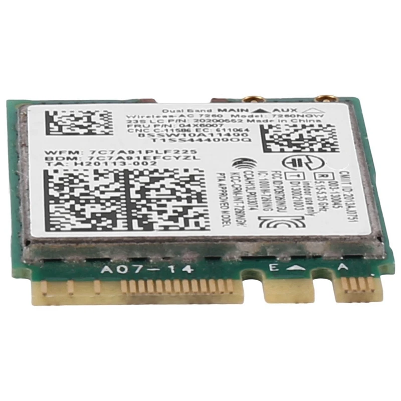 حار TTKK 2X 7260NGW 7260AC واي فاي بطاقة 2.4G/5G BT4.0 Fru 04X6007 ل ثينك باد X250 X240 X240S X230S T440 W540 T540 اليوغا Y50