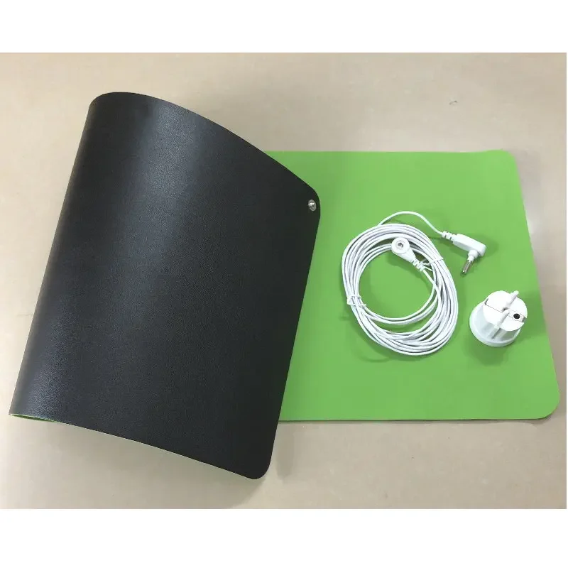 EARTHING mouse pad Black Technology conductive Mat 26*68cm with 5meter grounding cord