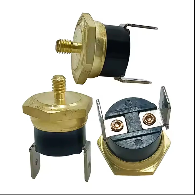 1 Buah Tutup Sekrup Sakelar Suhu 10A 250V Tertutup Normal KSD301 M4 40/45/50/55/60/65/70/75/80/85/90/100/110C/120/130 Derajat