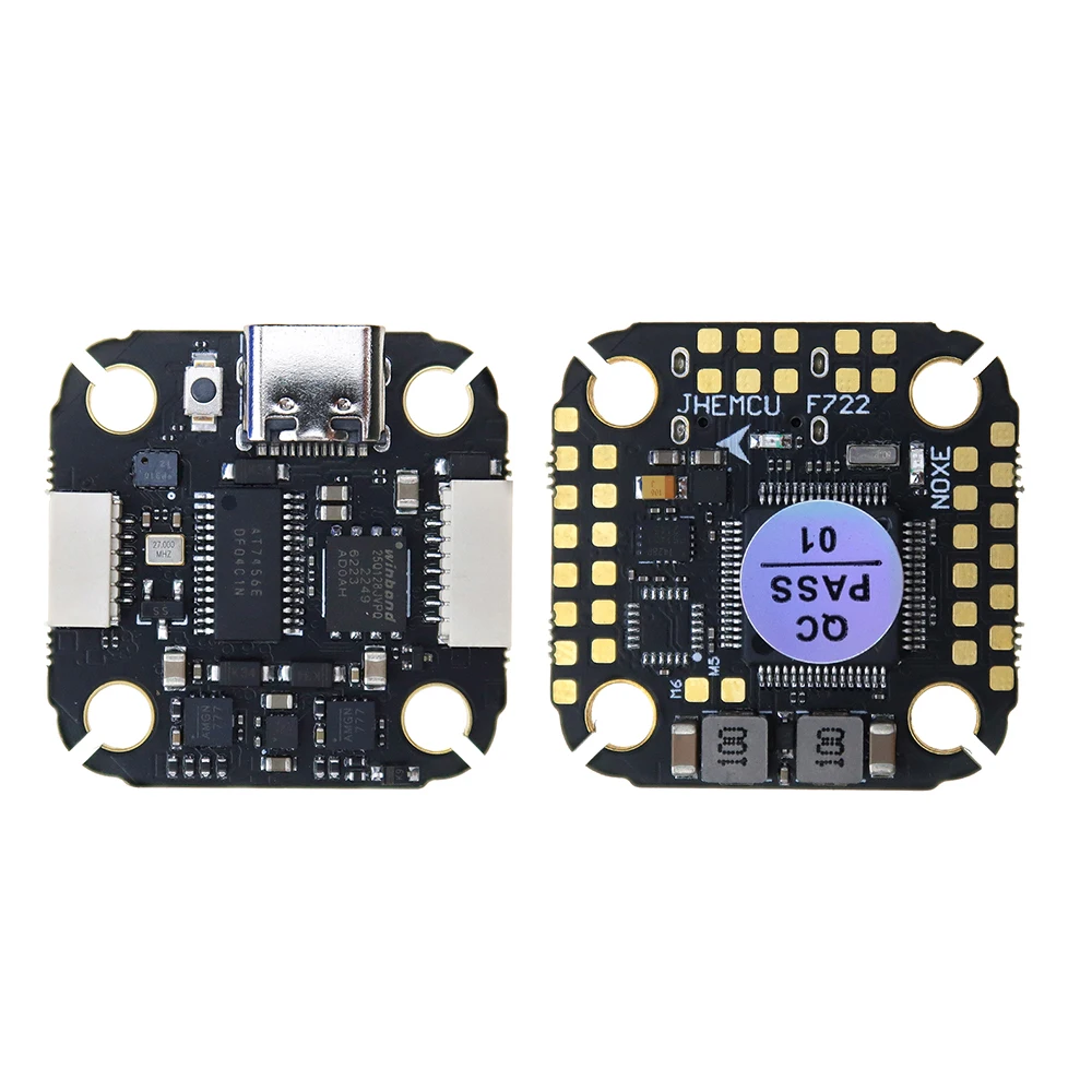 JHEMCU F722 NOXE FC ICM-42688-P 3-6S STM32 TYPE-C For ELRS TBS CRSF SBUS IBUS DSM2 DSMX FPV drone 20X20MM