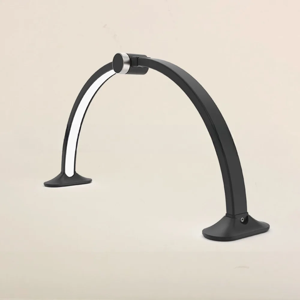 LED 반달 접이식 네일 뷰티 램프, 속눈썹 익스텐션 라이트, 접이식 독서 램프, 채워진 조명, 밝기 조절 가능, 48W, 신제품