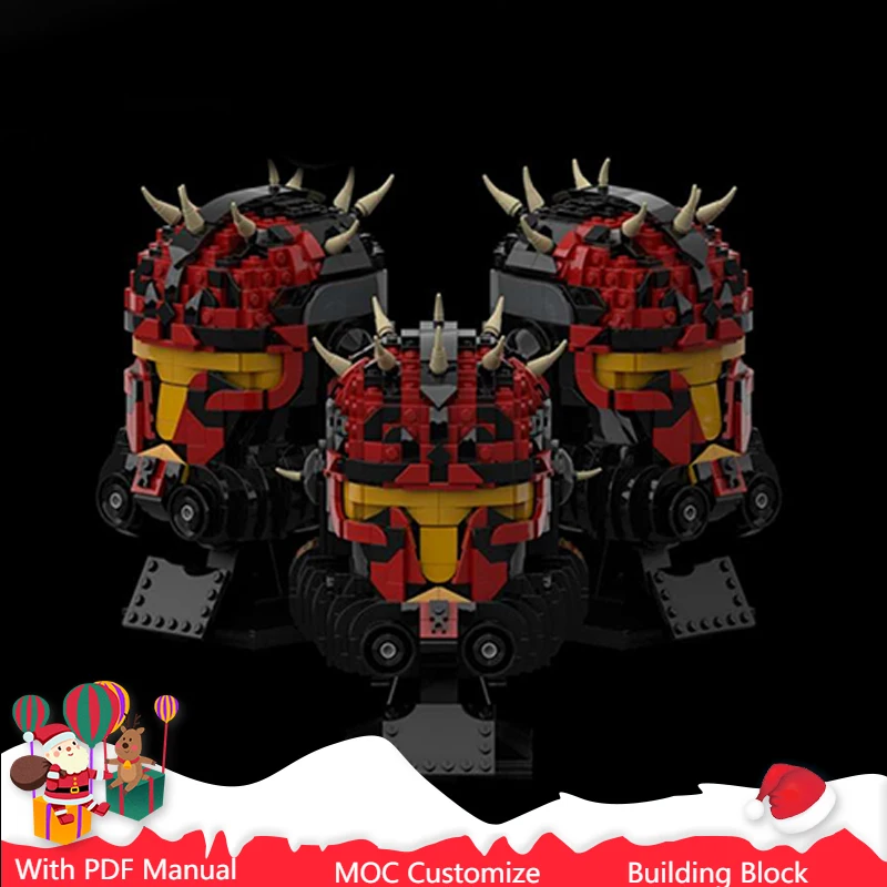 

Пользовательские 966 шт. MOC Star Battle Series строительные блоки знаменитый фильм легион молоток шлем модель DIY сборочный набор детский подарок на день рождения