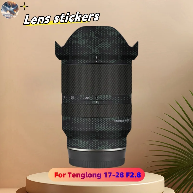 

for Tenglong17-28 F2.8 Camera Lens stickers, precision cut wear-resistant protective film, DIY skin