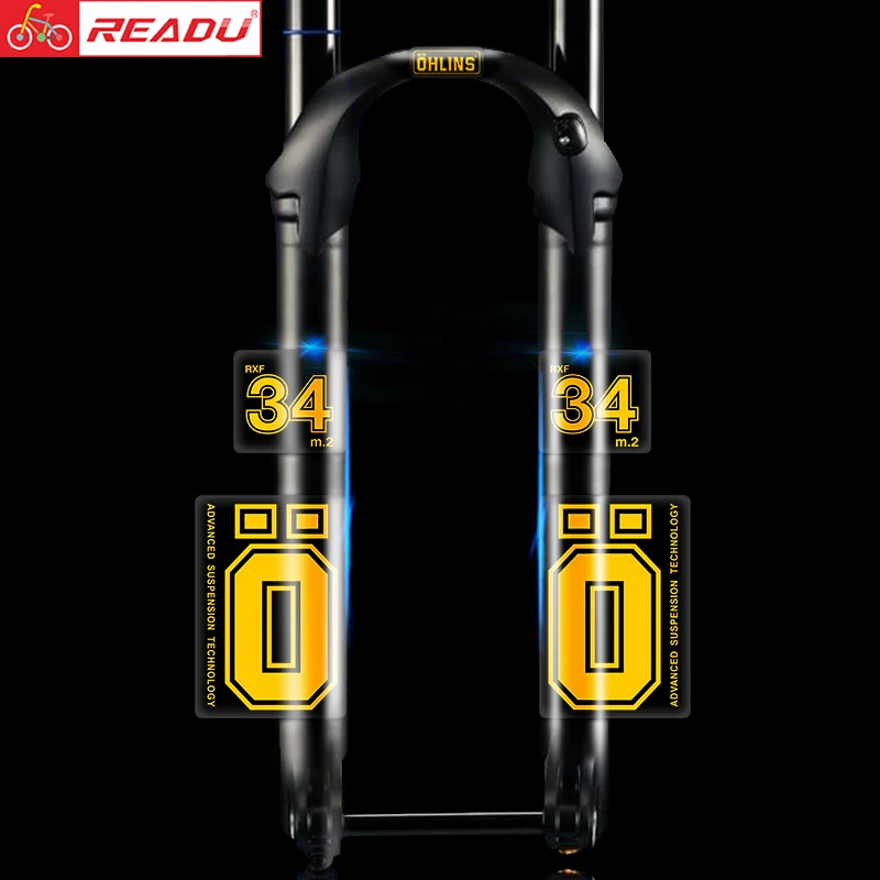 

READU RXF34 m.2 mountain bike front fork decals bicycle front fork stickers bike sticker