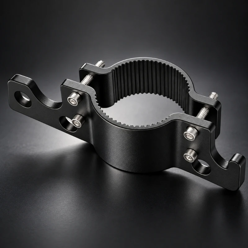 Trailer Chain and Coupling Rack with Integrated Split Collar Structure