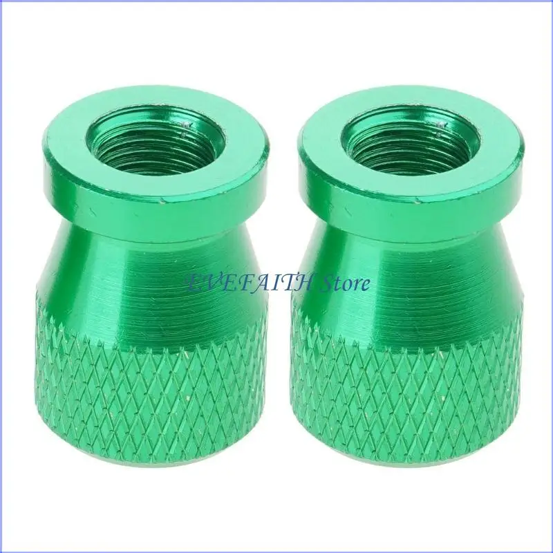 

124B Dustproof Waterproof High Visibility Motorcycle Wheel Tire Valves Caps, Enhancing Safety Styles with Simple Installation