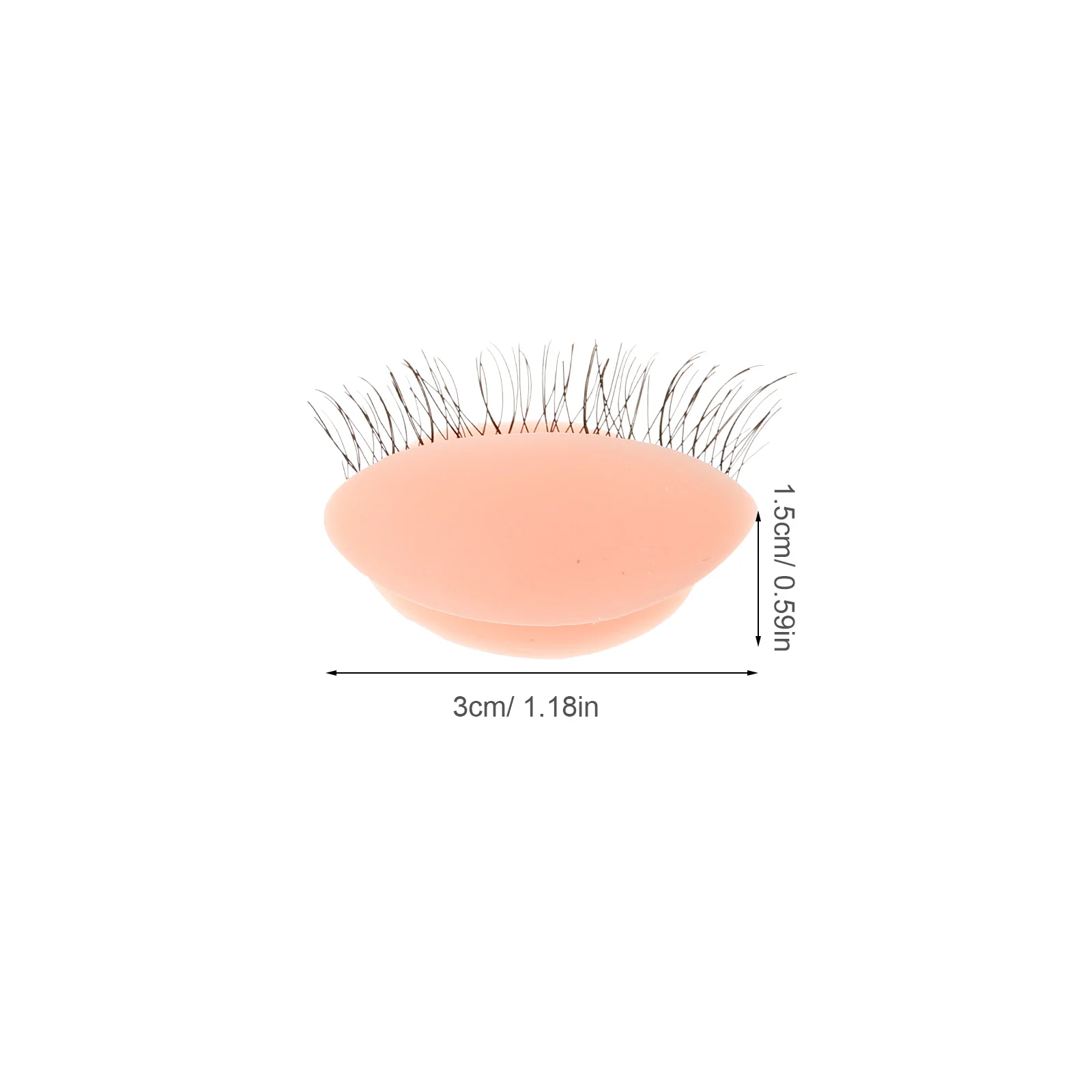 Replacement Eyelids For Lash Extension Realistic Silicone Practice Eyes Reusable Lash Training Tools Makeup Practice