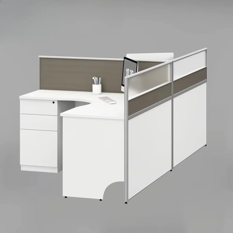 Furniture Ergonomic Desk Administrative Office Furniture Office Partition 2 Office Workstation Partition Desk