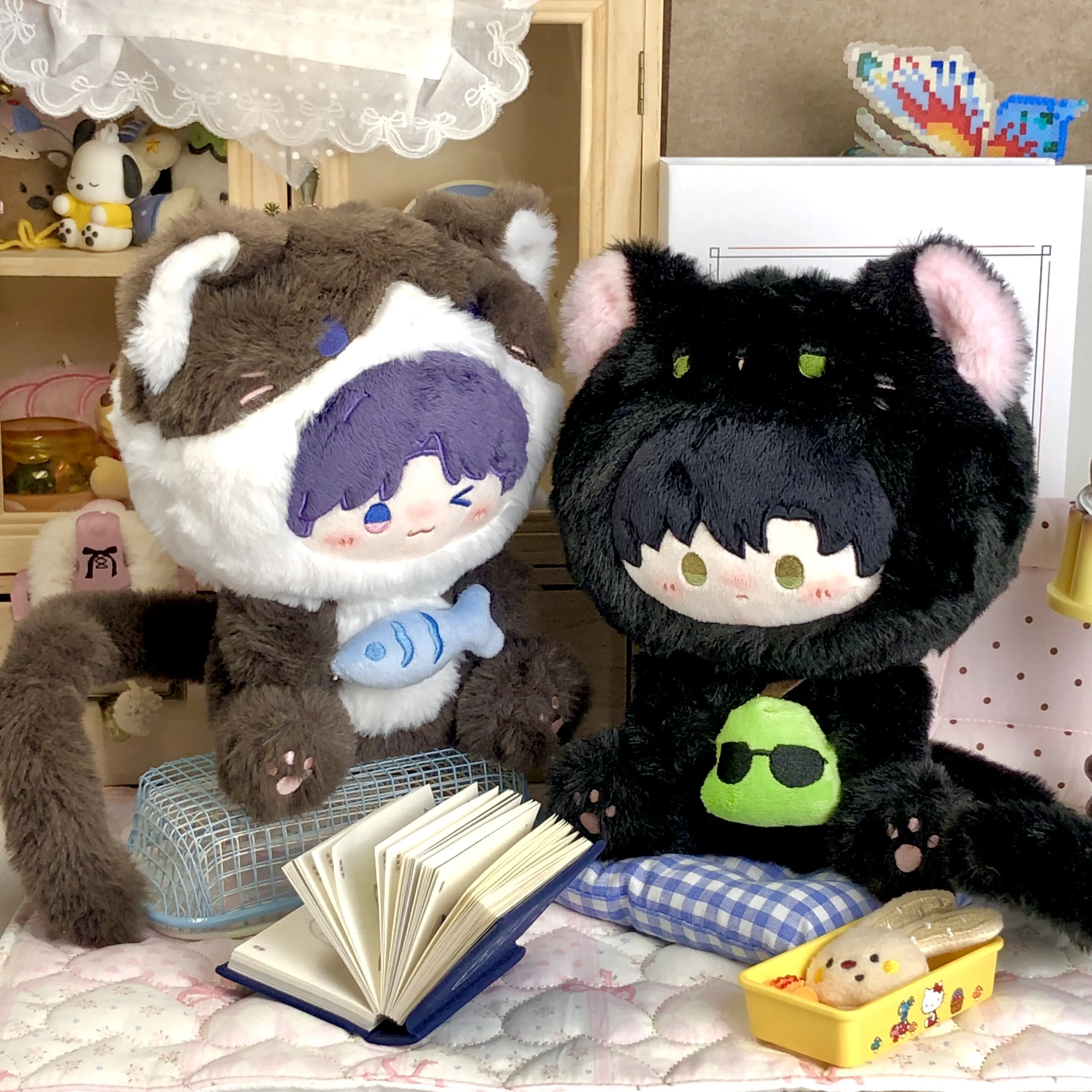 Love And Deepspace Kawaii Cat Cosplay Plush Doll Soft Stuffed Cushion Pillow Game Peripheral Gift For Girlfriend Fans