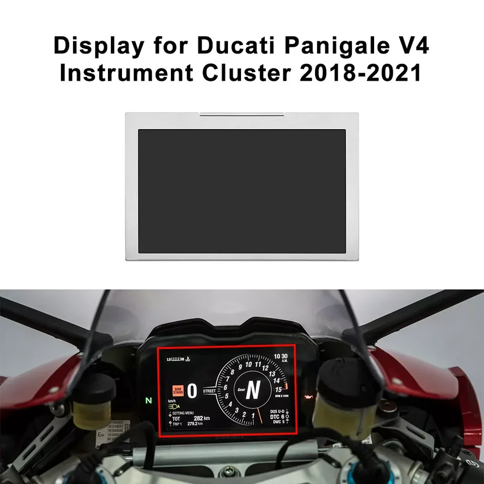 Display for Ducati Panigale V4 and Streetfighter V4 Instrument Cluster