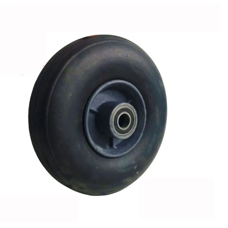 8/10/14/16 inch solid wheels 250/350-4/300-8/300-10 Pull cargo slot cart rubber tiresTrolley free of inflation wheel