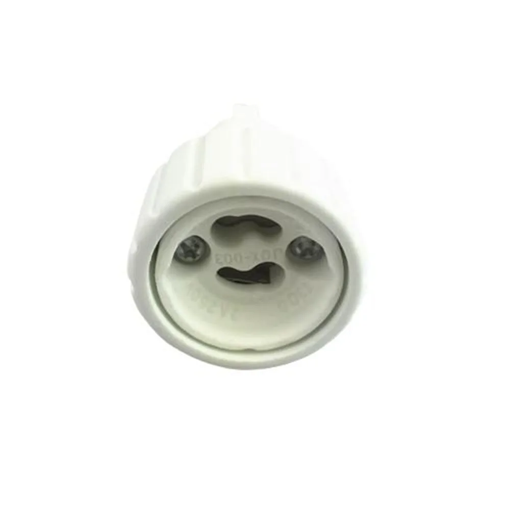 1Pcs G9 to GU10 Base Screw Led Light Bulb Lamp Socket Adapter Converter White 220V