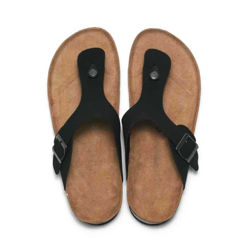

New Summer Flat Anti-slip and Wear-resistant Buckle Sandals, Comfortable, Casual and Fashionable Flip-flops Zapatillas Hombre