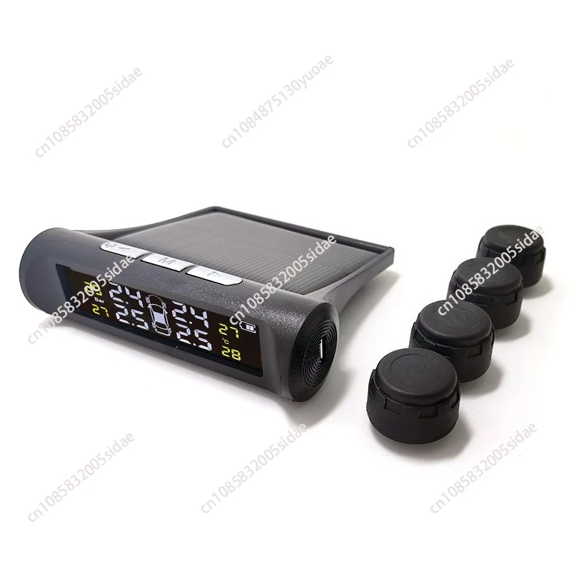 External Solar Wireless Tire Pressure Monitoring System TPMS Car High Precision