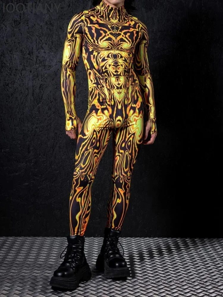 

CosplayHalloween Cyberpunk Men And Women Couples Universal Bodysuit Steampunk Costume Holiday Party Role Playing Cool Costume Ne
