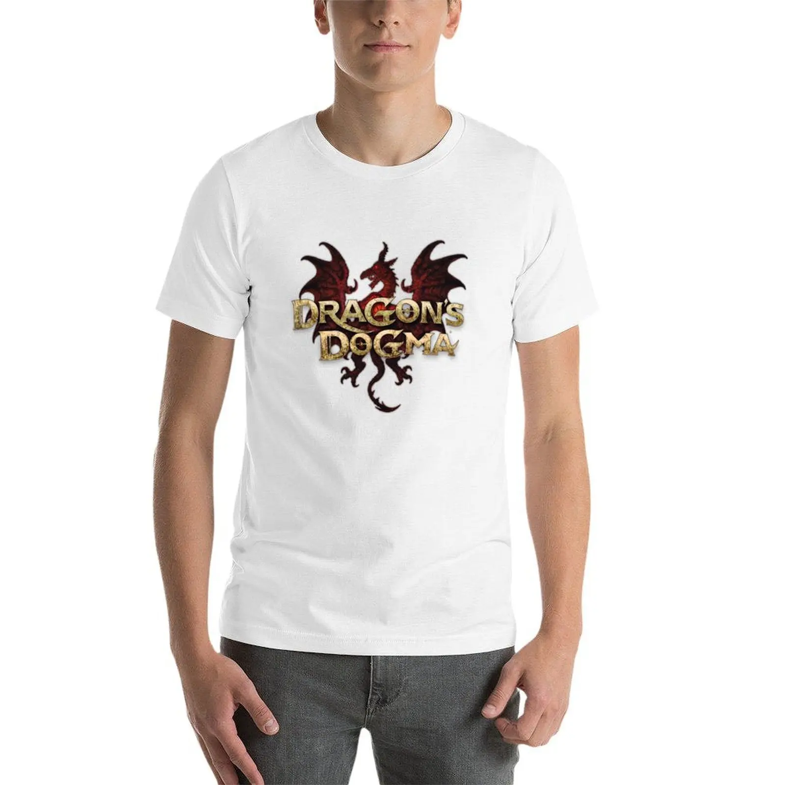 تي شيرت Dragon's Dogma تي شيرت قطني عالي الجودة تي شيرت مصمم