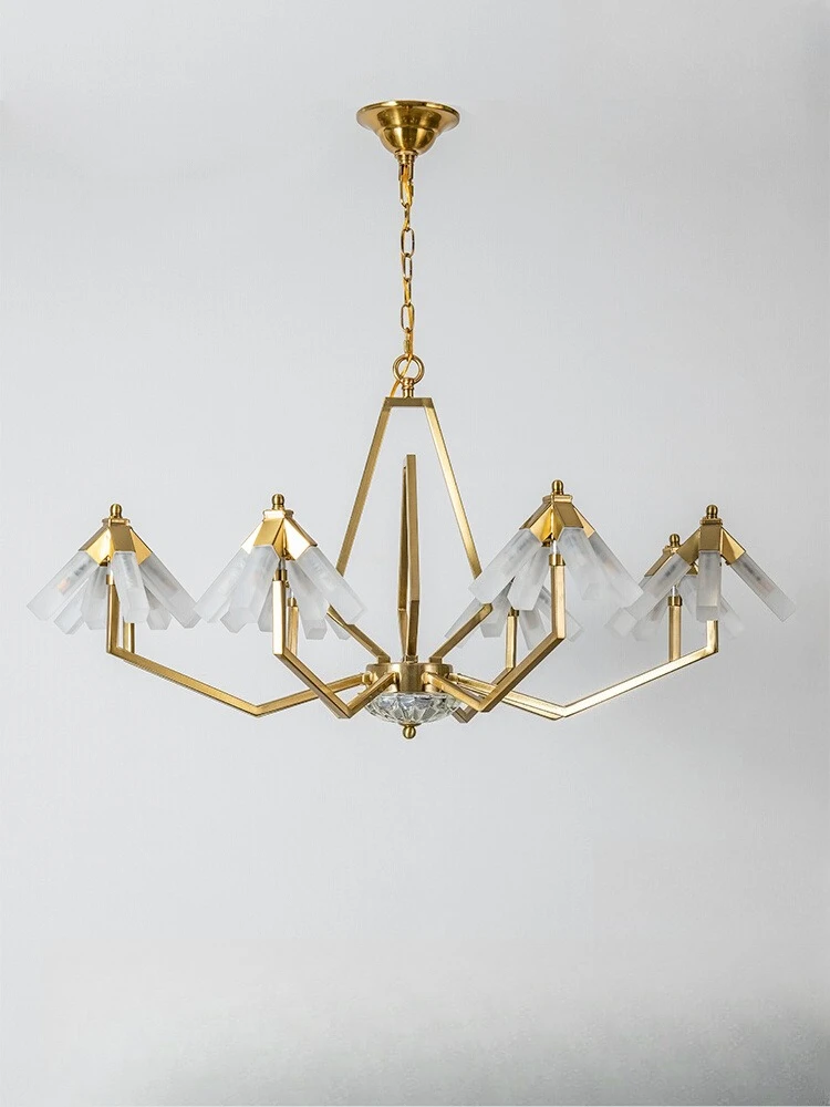 

Light luxury simple post-modern living room dining room creative personality chandelier bedroom crystal chandelier