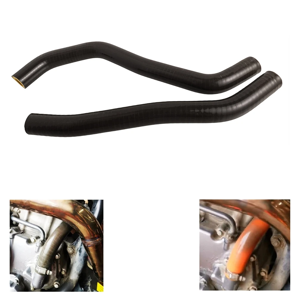 Motorcycle Radiator Hose Kit for Honda CRF250L, Silicone, Heat-Sensitive Color Change – Cooling Replacement with Steel Clamps