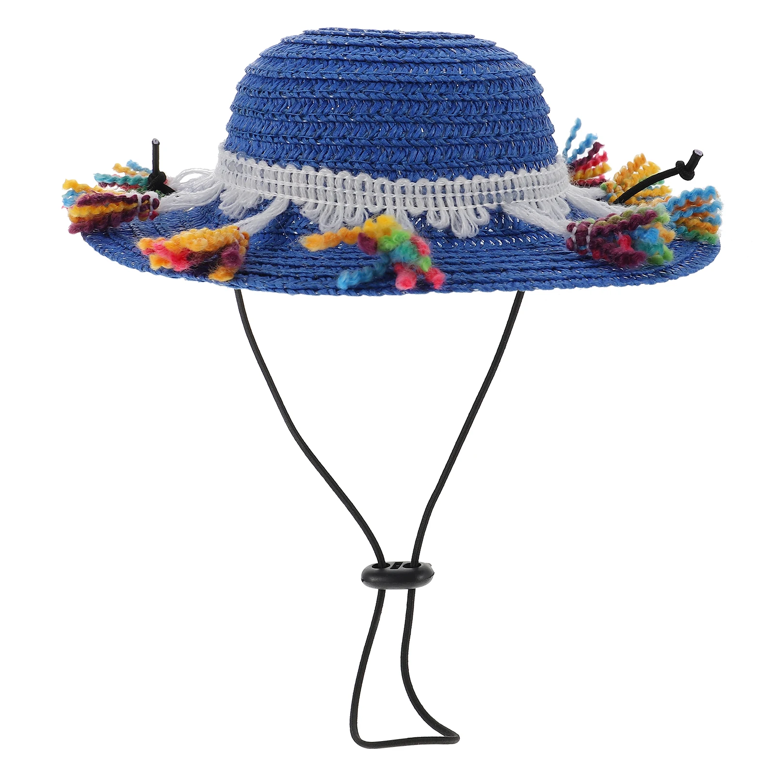 

Pet Straw Hat Dog Party Hats Small Supplies Puppy Sombrero Tassel Decorative Fashion Lightweight Comfortable Pet